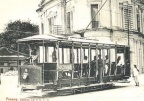 A tram outside the General Post Office in Beach Street, George Town, Penang